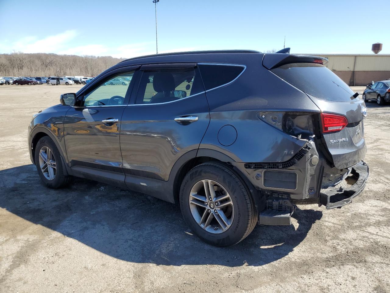 2017 Hyundai Santa Fe VIN 5XYZUDLB4HG461238 Copart auction photo, rear end / minor dent/scratches damage thumbnail 2