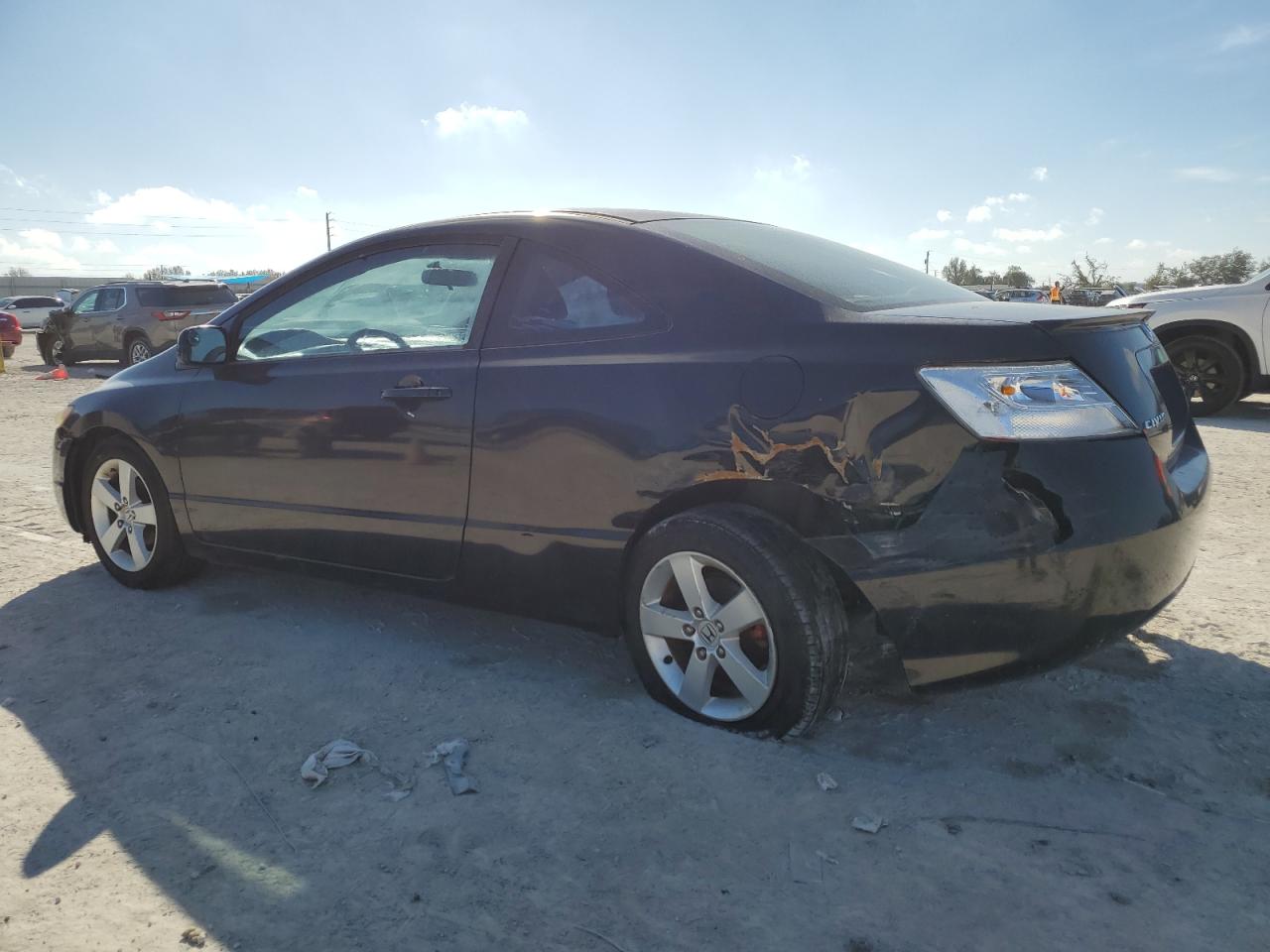 2007 Honda Civic VIN 2HGFG118X7H549261 Copart auction photo, rear end / minor dent/scratches damage thumbnail 2