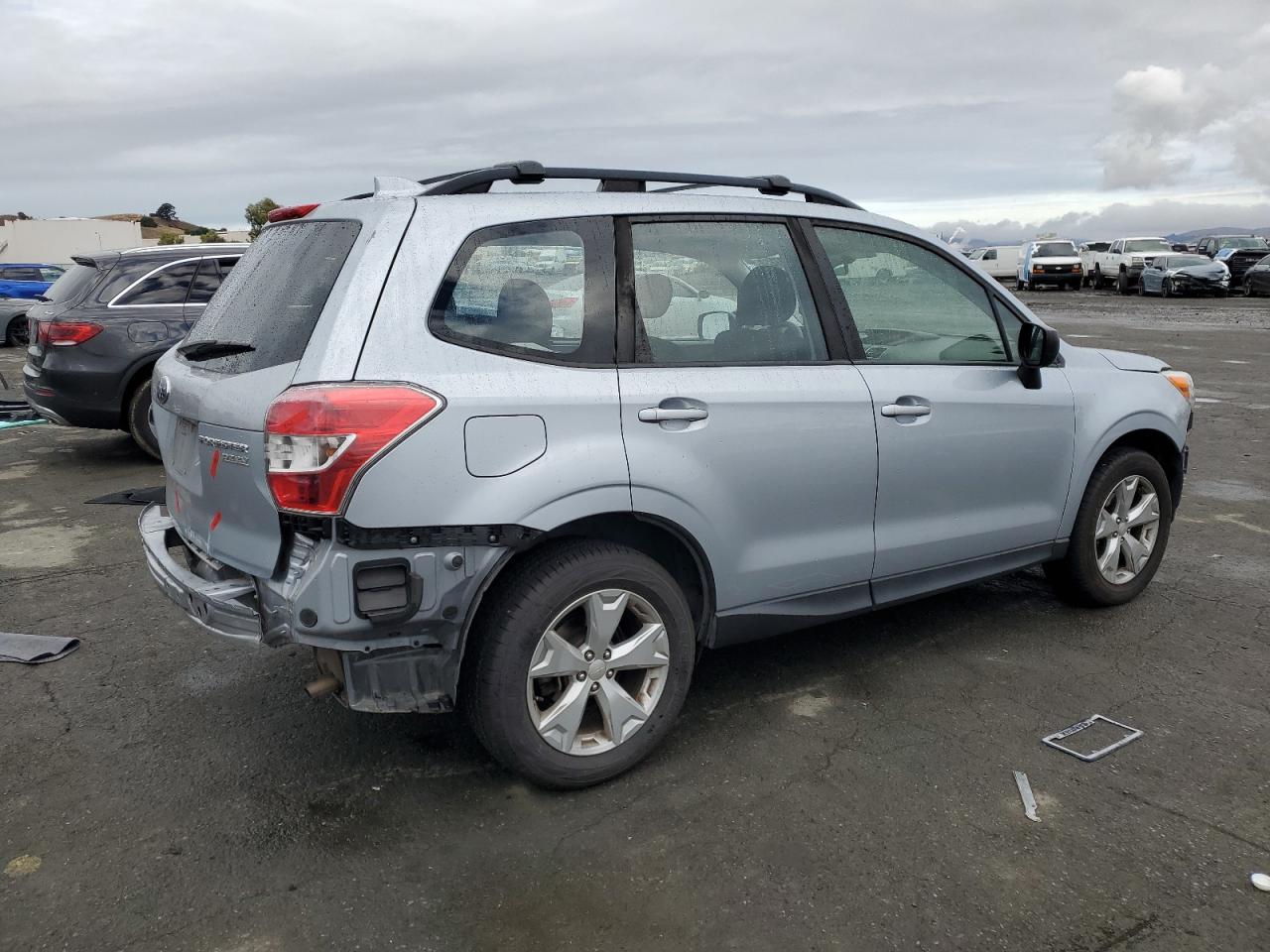 2016 Subaru Forester VIN JF2SJABC1GH547326 Copart auction photo, front end / rear end damage thumbnail 3