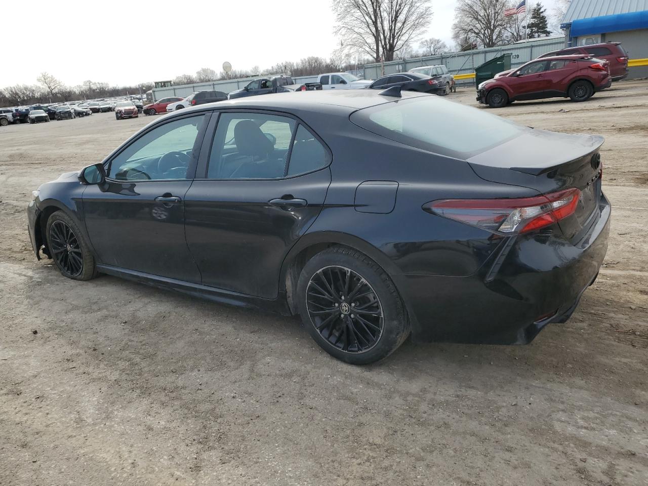 2021 Toyota Camry VIN 4T1T11AK7MU425015 Copart auction photo, front end / rear end damage thumbnail 2