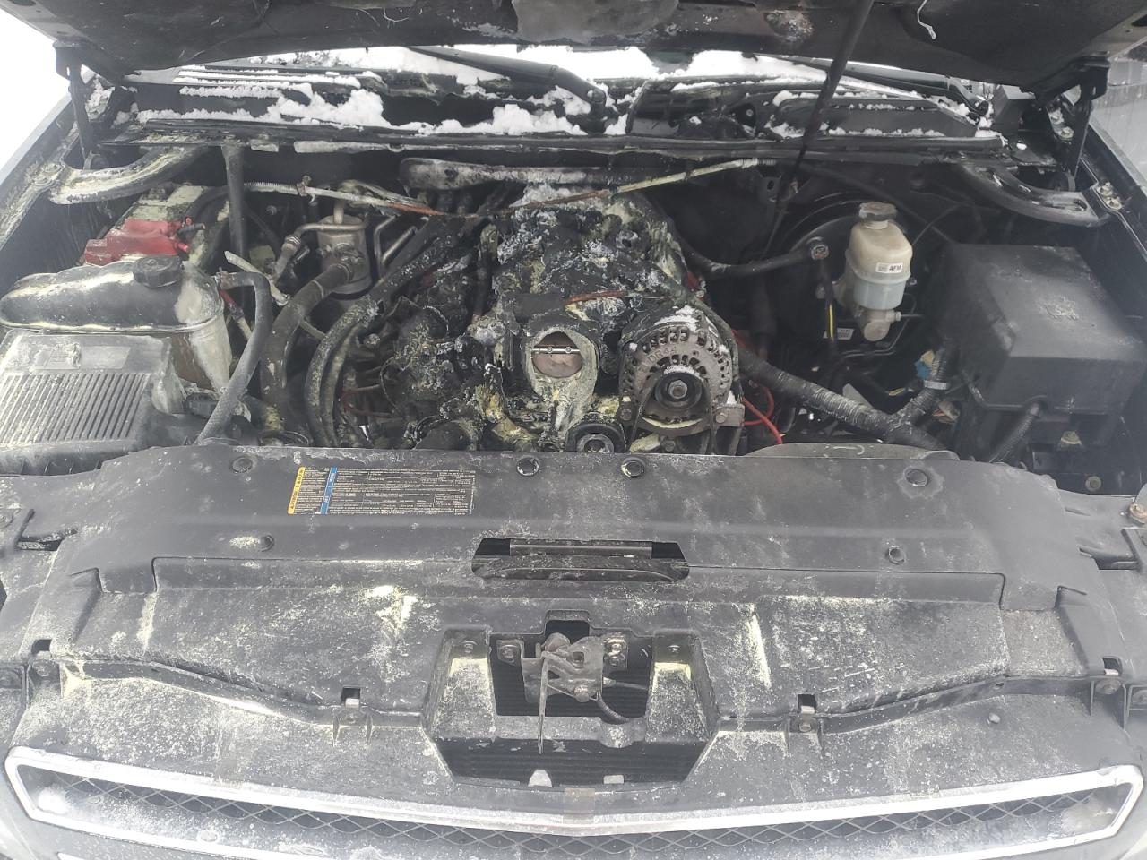 2010 Chevrolet Tahoe VIN 1GNUKBE0XAR264606 Copart auction photo, burn damage thumbnail 12