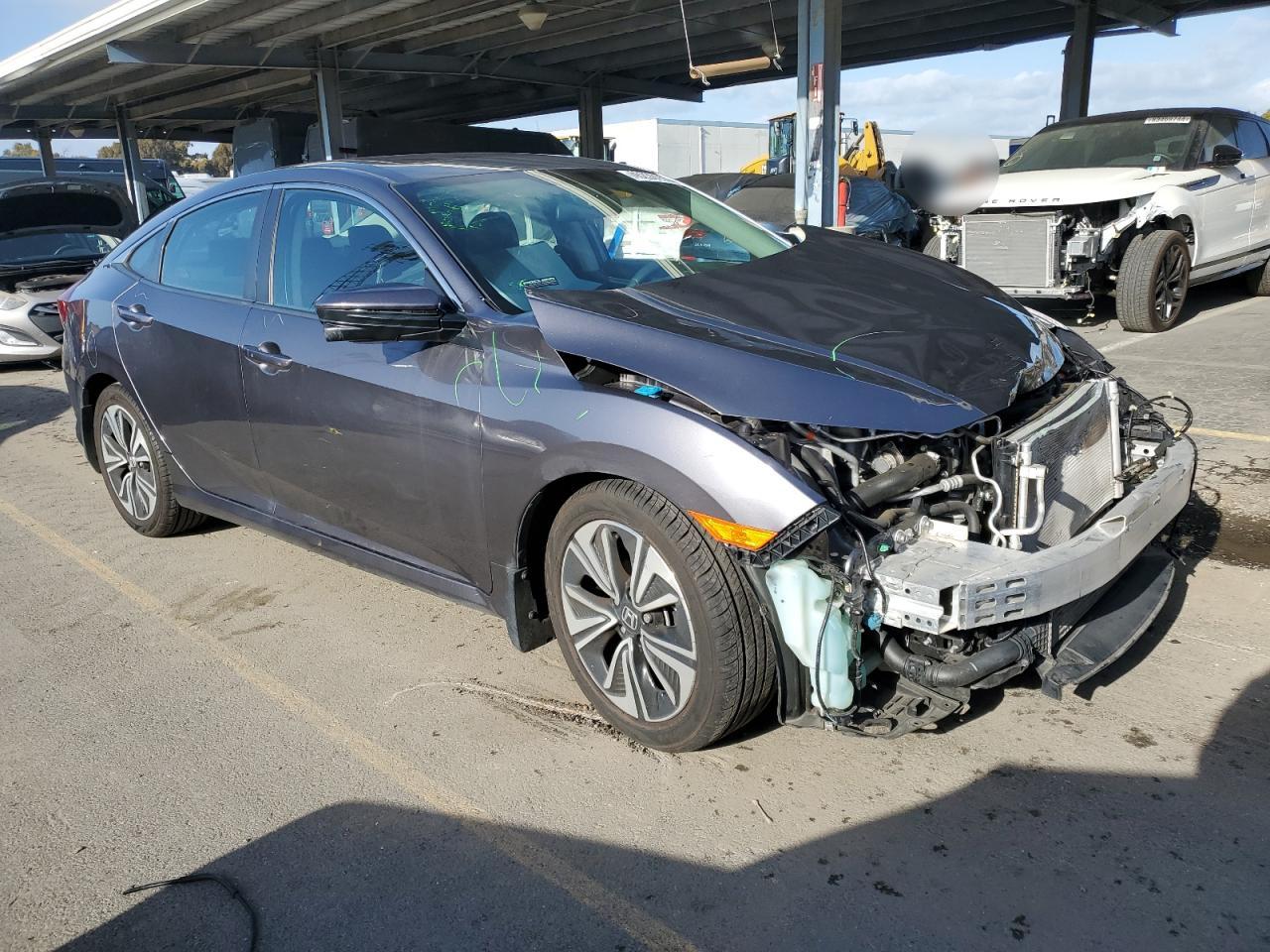 2017 Honda Civic VIN 19XFC1F39HE204808 Copart auction photo, front end / rear end damage thumbnail 4