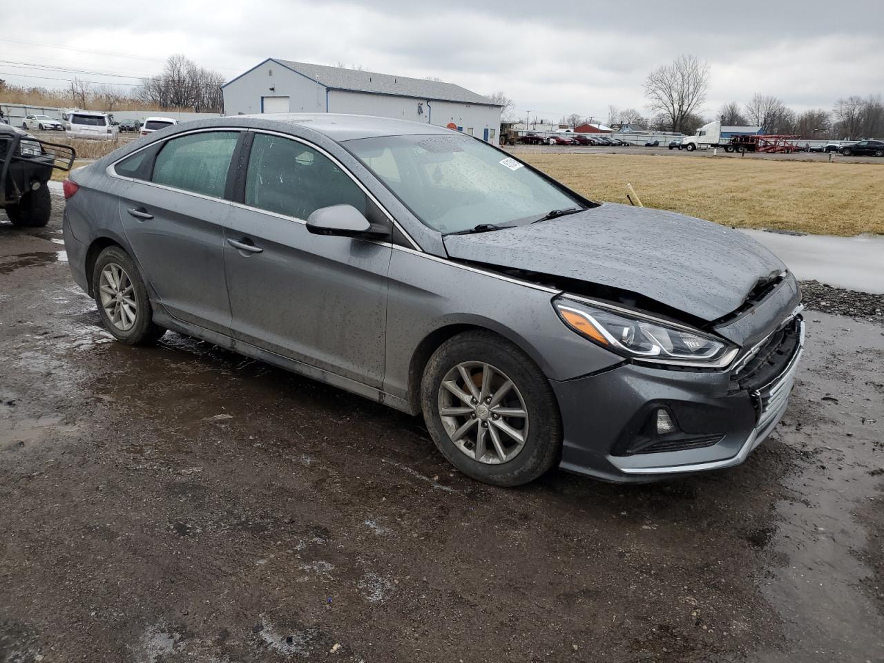 2018 Hyundai Sonata VIN 5NPE24AF3JH685240 Copart auction photo, vandalism / front end damage thumbnail 4