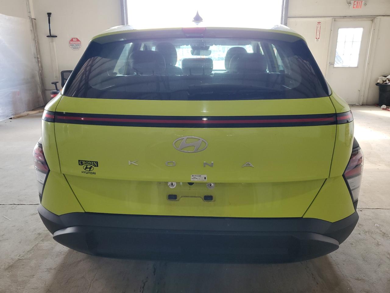 2024 Hyundai Kona VIN KM8HA3AB7RU124477 Copart auction photo, front end / side damage thumbnail 6
