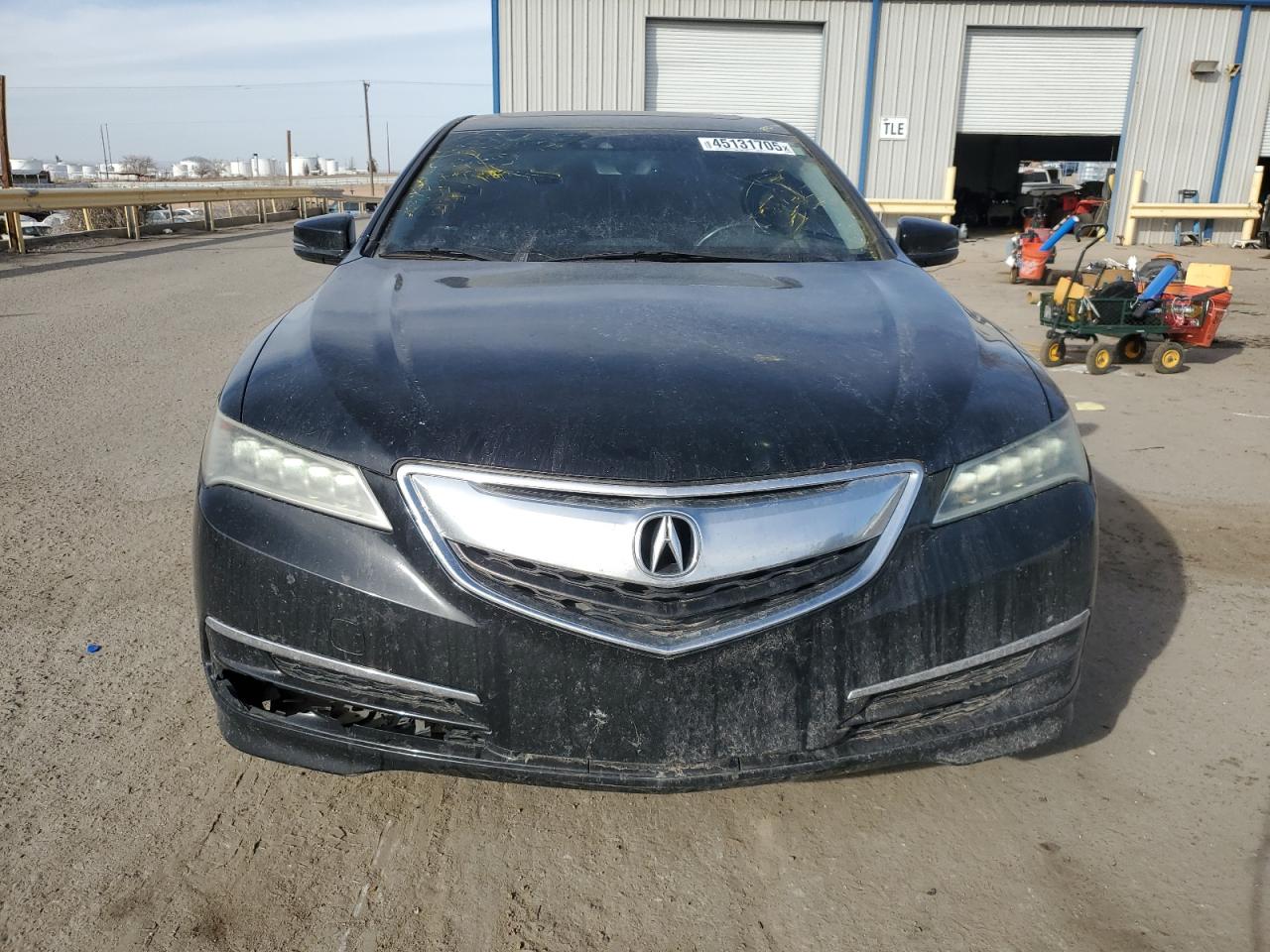 2017 Acura TLX VIN 19UUB3F5XHA000384 Copart auction photo, rear end damage thumbnail 5