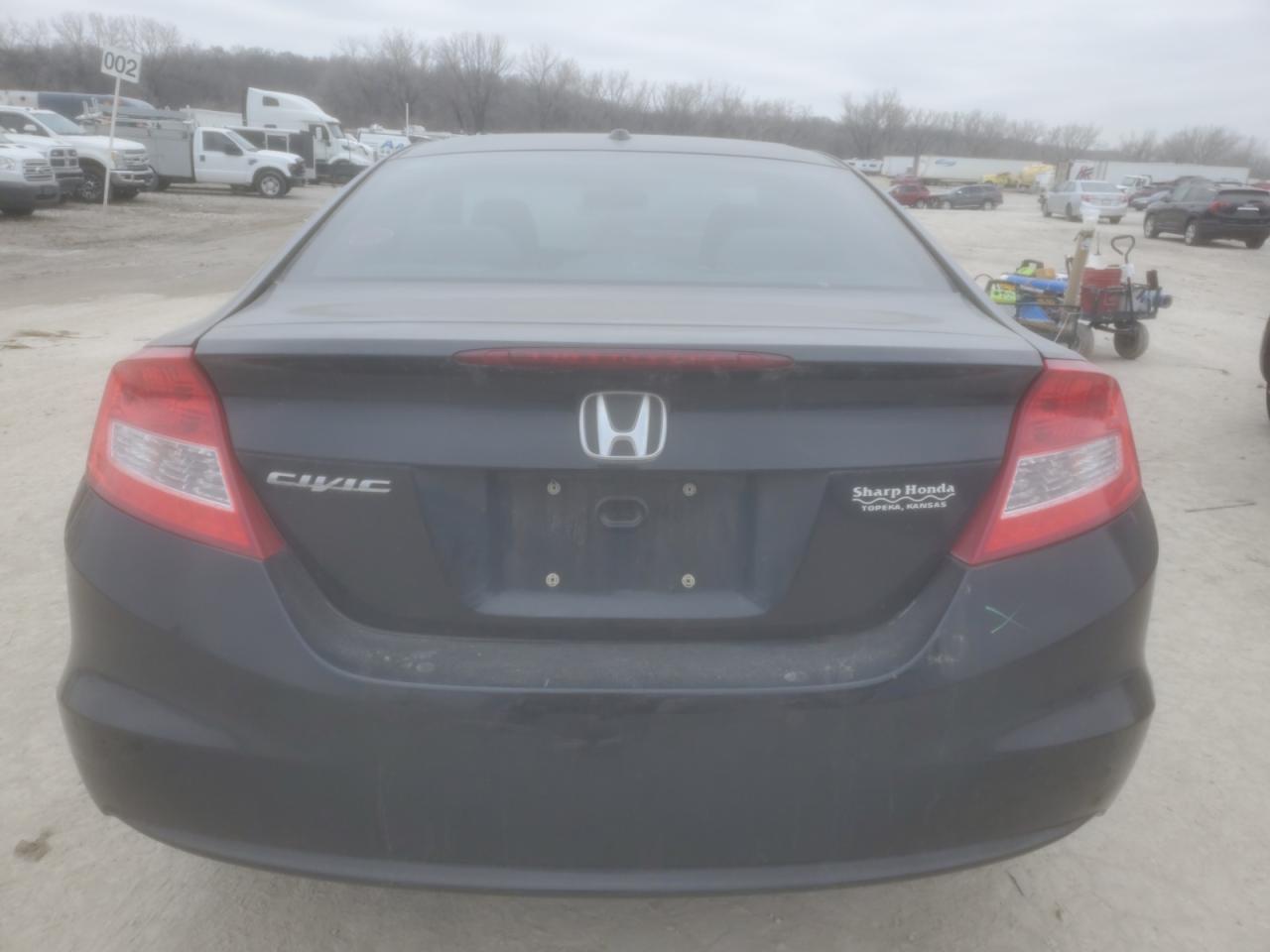 2012 Honda Civic VIN 2HGFG3B87CH505013 Copart auction photo, side / minor dent/scratches damage thumbnail 6
