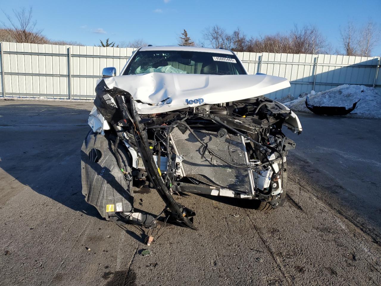 2021 Jeep Grand Cherokee VIN 1C4RJFBGXMC728298 Copart auction photo, front end damage thumbnail 5