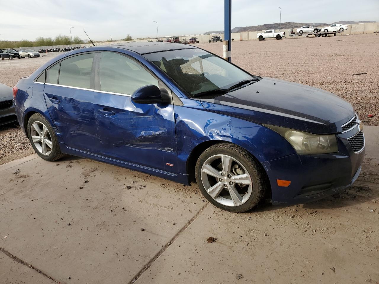 2012 Chevrolet Cruze VIN 1G1PG5SC5C7382318 Copart auction photo, all over damage thumbnail 4