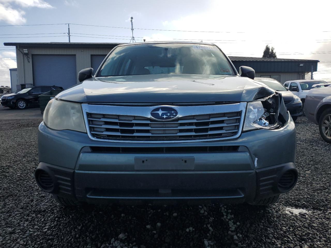 2010 Subaru Forester VIN JF2SH6AC4AH755637 Copart auction photo, front end damage thumbnail 5