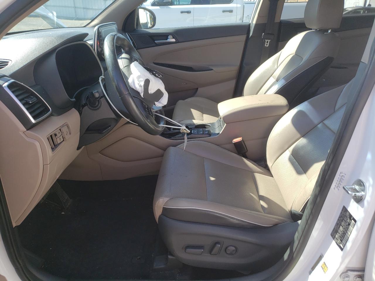 2021 Hyundai Tucson VIN KM8J3CAL0MU295780 Copart auction photo, front end damage thumbnail 7