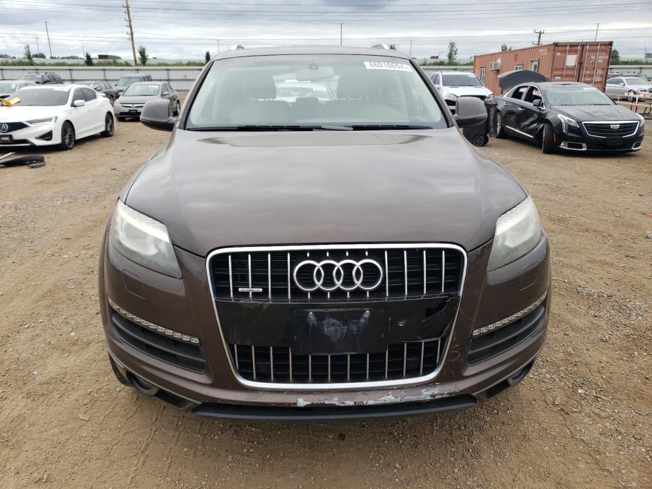 2014 Audi Q7 VIN WA1LGAFE4ED019114 Copart auction photo, rear end damage thumbnail 5