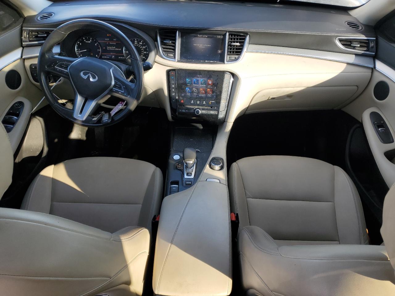 2021 Infiniti QX50 VIN 3PCAJ5BB9MF106239 Copart auction photo, rear end / minor dent/scratches damage thumbnail 8