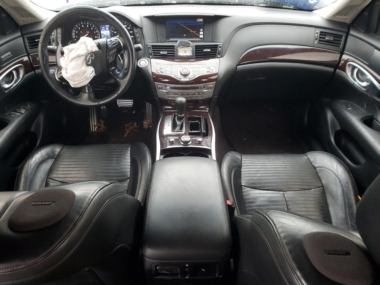 2011 Infiniti M VIN JN1AY1AP2BM520181 Copart auction photo, front end damage thumbnail 8