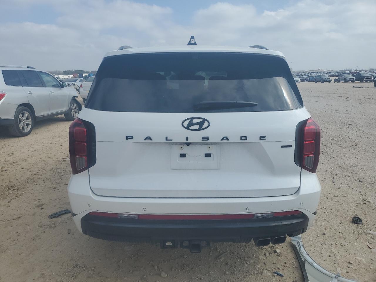 2025 Hyundai Palisade VIN KM8R7DGE6SU819145 Copart auction photo, stripped / minor dent/scratches damage thumbnail 6
