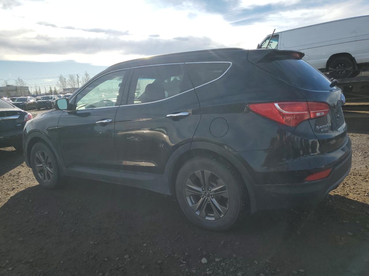 2014 Hyundai Santa Fe VIN 5XYZUDLBXEG195557 Copart auction photo, hail / minor dent/scratches damage thumbnail 2