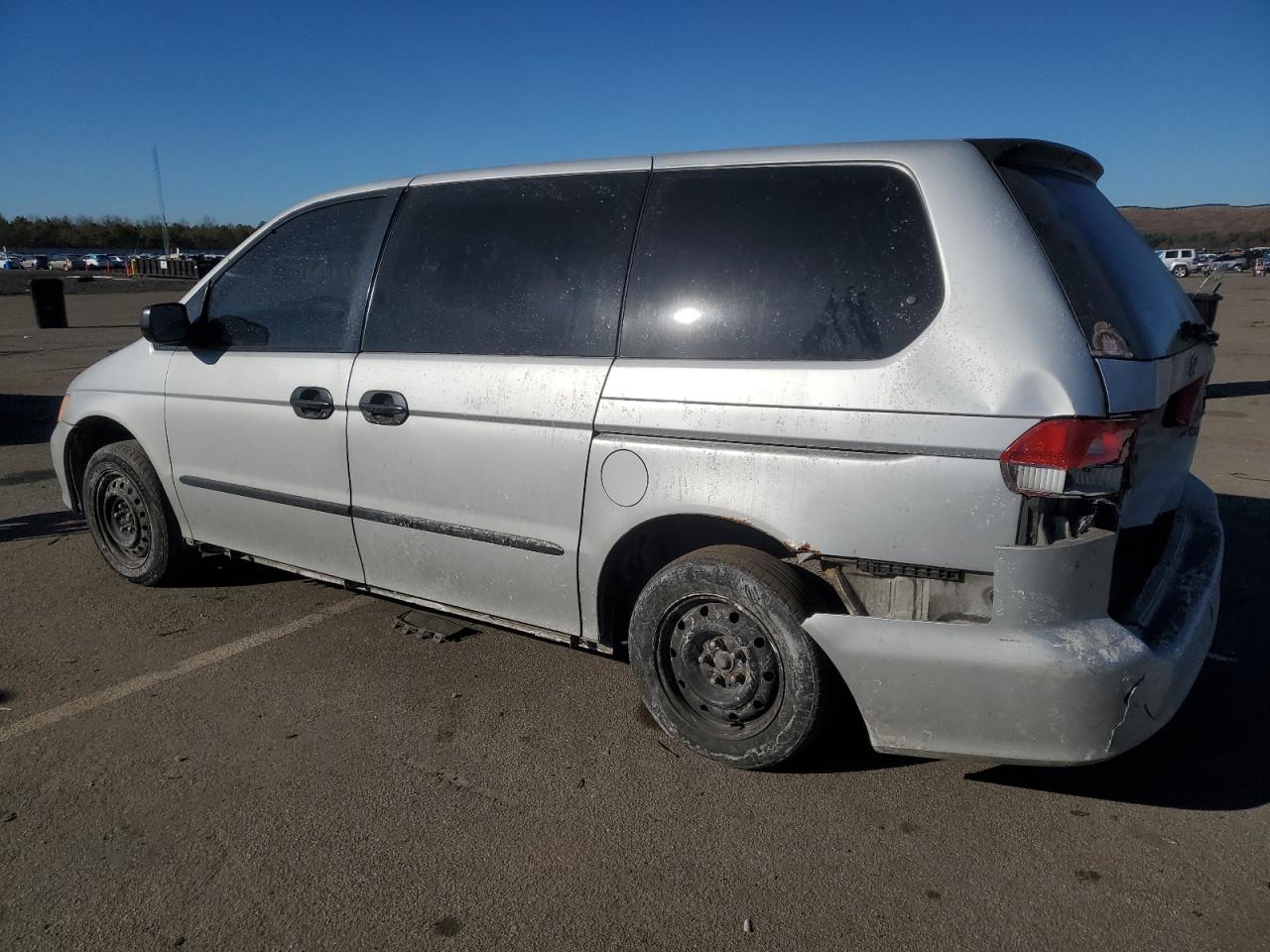 2001 Honda Odyssey VIN 2HKRL18521H528857 Copart auction photo, rear end / side damage thumbnail 2