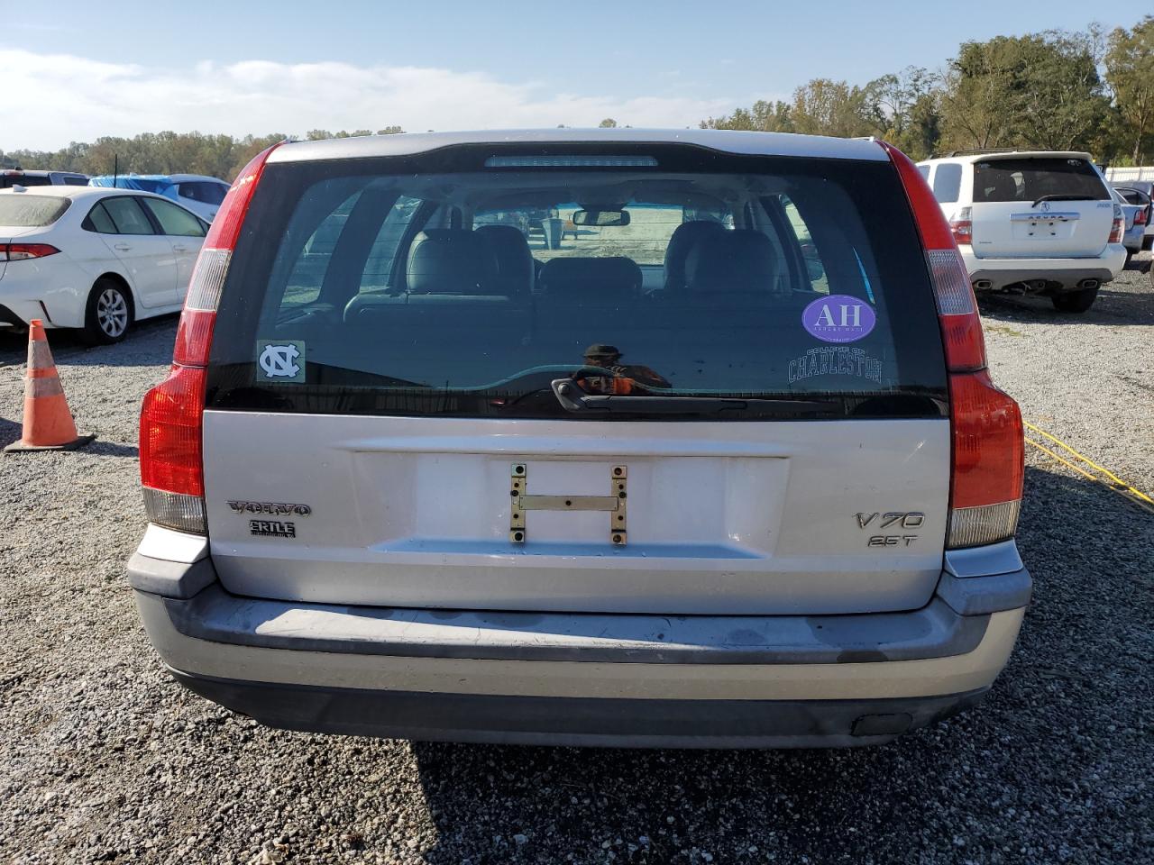 2004 Volvo V70 VIN YV1SW59V542426810 Copart auction photo, top/roof damage thumbnail 6