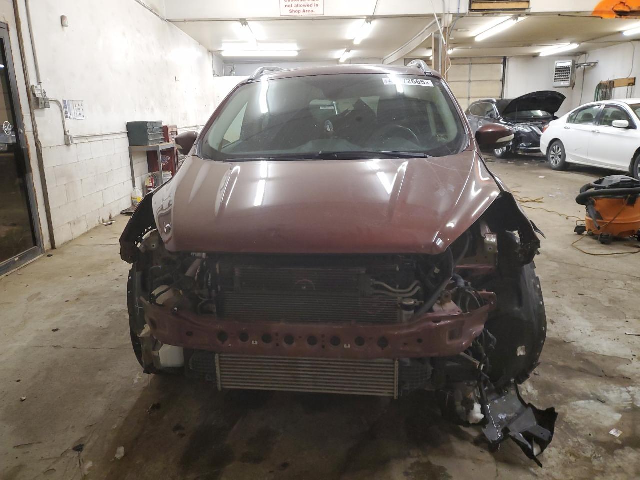 2018 Ford Escape VIN 1FMCU9J92JUA10053 Copart auction photo, front end damage thumbnail 5