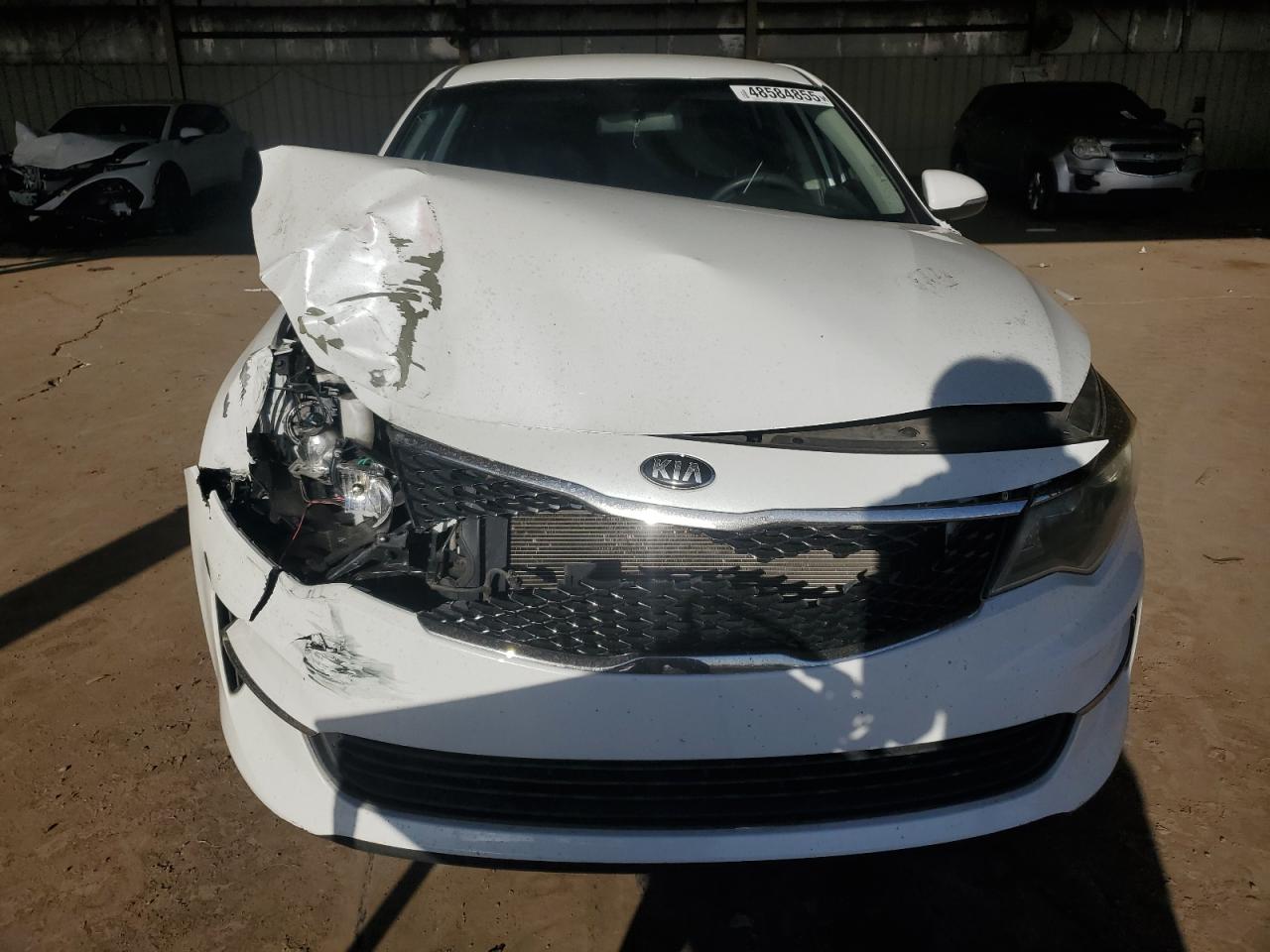 2016 KIA Optima VIN 5XXGT4L30GG060730 Copart auction photo, front end / minor dent/scratches damage thumbnail 5