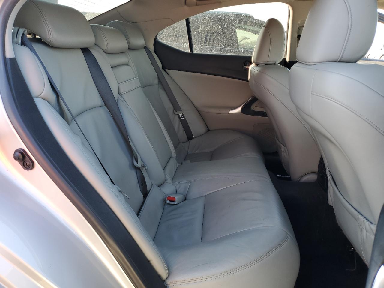 2008 Lexus IS VIN JTHCK262685017815 Copart auction photo, front end / side damage thumbnail 10