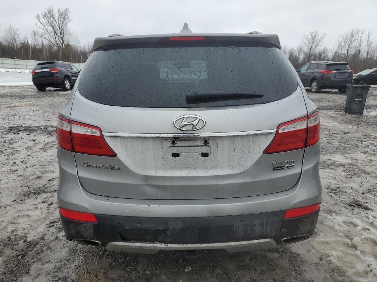 2015 Hyundai Santa Fe VIN KM8SRDHF1FU123446 Copart auction photo, front end damage thumbnail 6