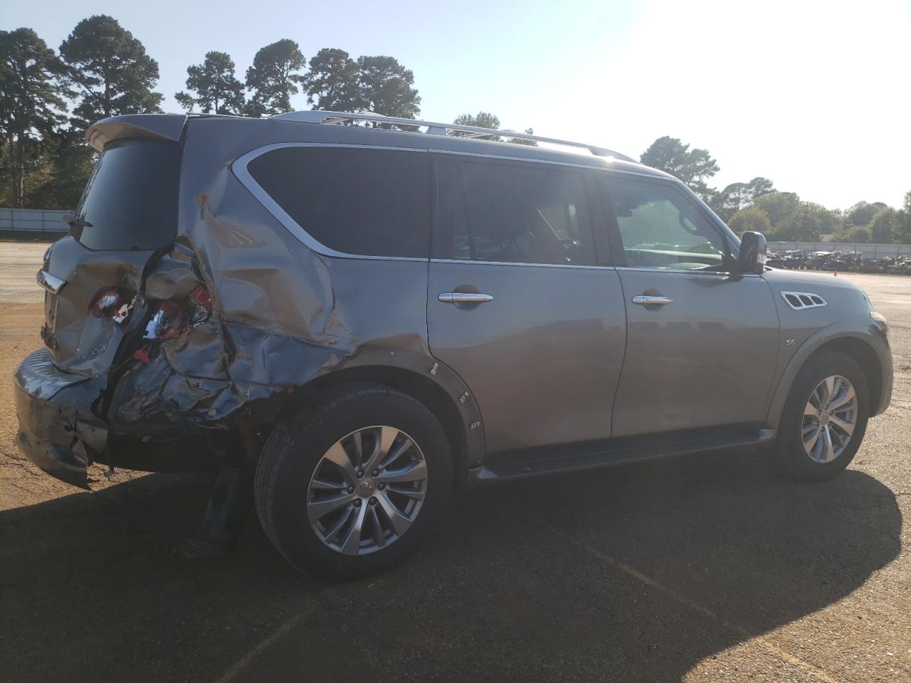 2015 Infiniti QX80 VIN JN8AZ2NF1F9573744 Copart auction photo, rear end damage thumbnail 3
