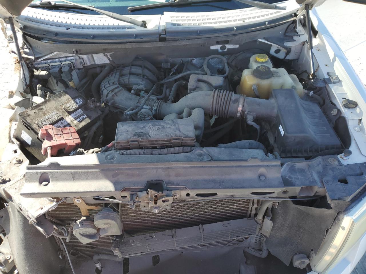 2014 Ford F-150 VIN 1FTEX1CM2EFC63360 Copart auction photo, front end / side damage thumbnail 12
