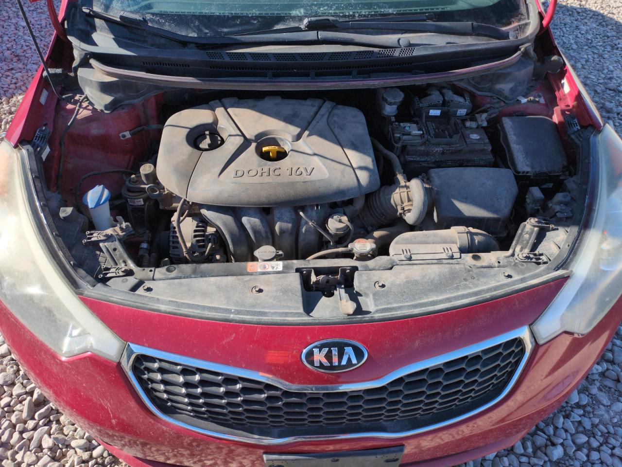 2016 KIA Forte VIN KNAFK4A68G5517782 Copart auction photo, front end damage thumbnail 11