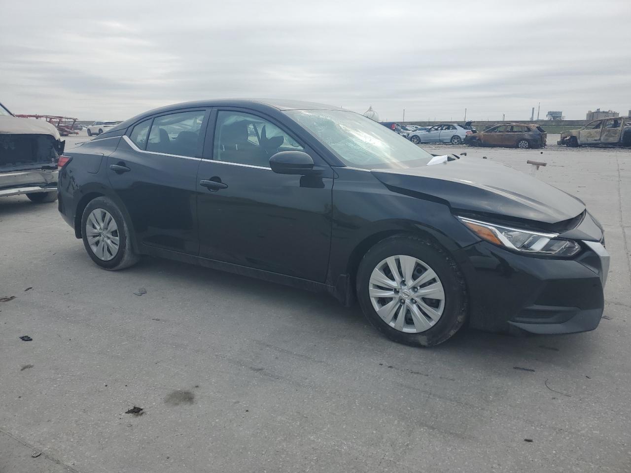 2021 Nissan Sentra VIN 3N1AB8BV5MY241833 Copart auction photo, front end damage thumbnail 4