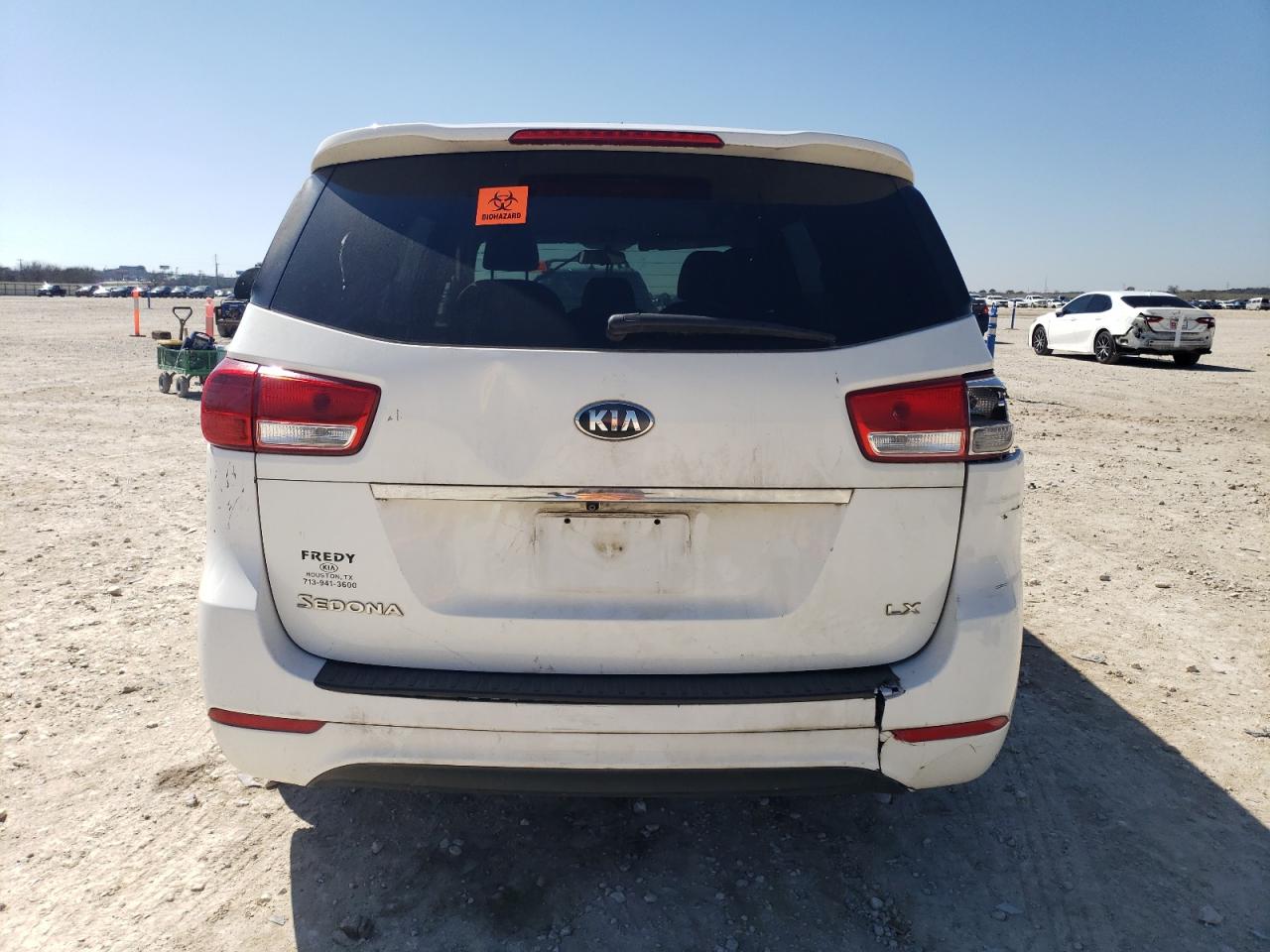 2017 KIA Sedona VIN KNDMB5C11H6230605 Copart auction photo, mechanical damage thumbnail 6