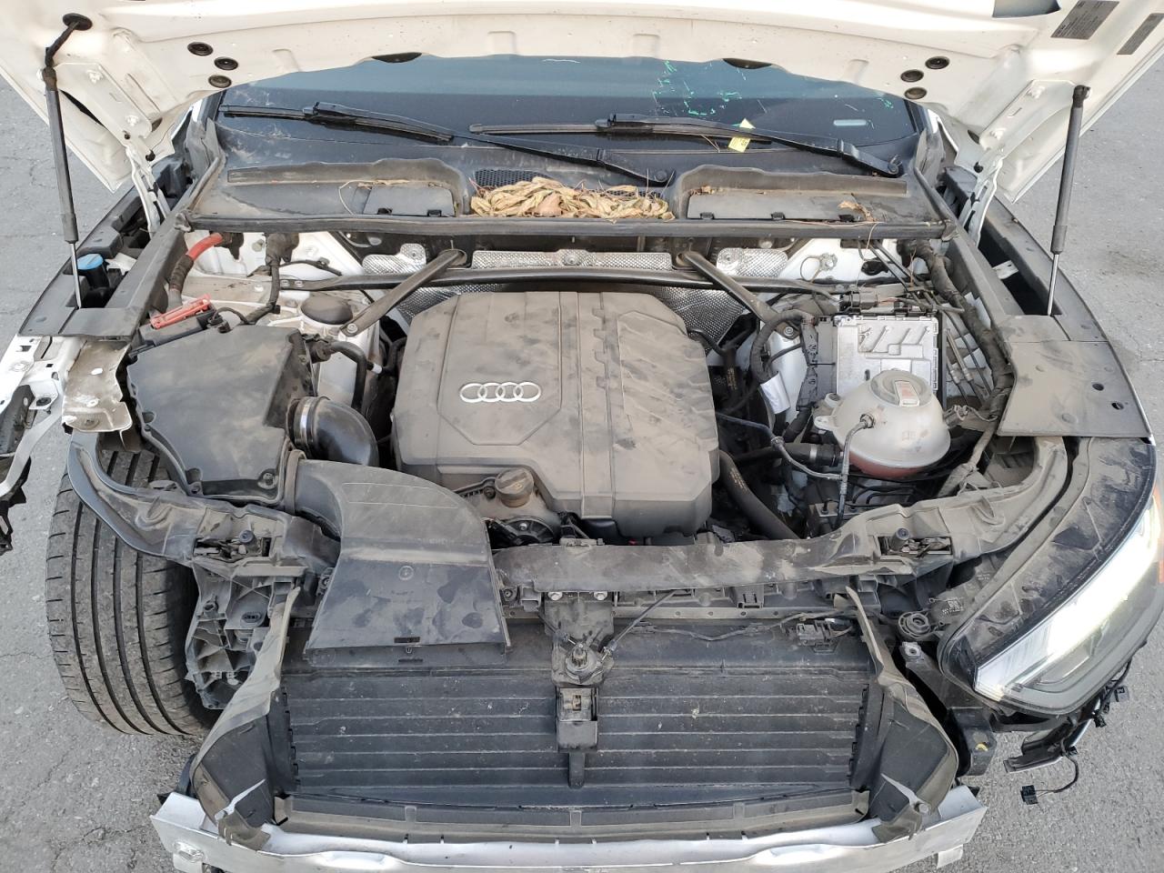 2021 Audi Q5 VIN WA1BAAFY6M2047160 Copart auction photo, front end damage thumbnail 11