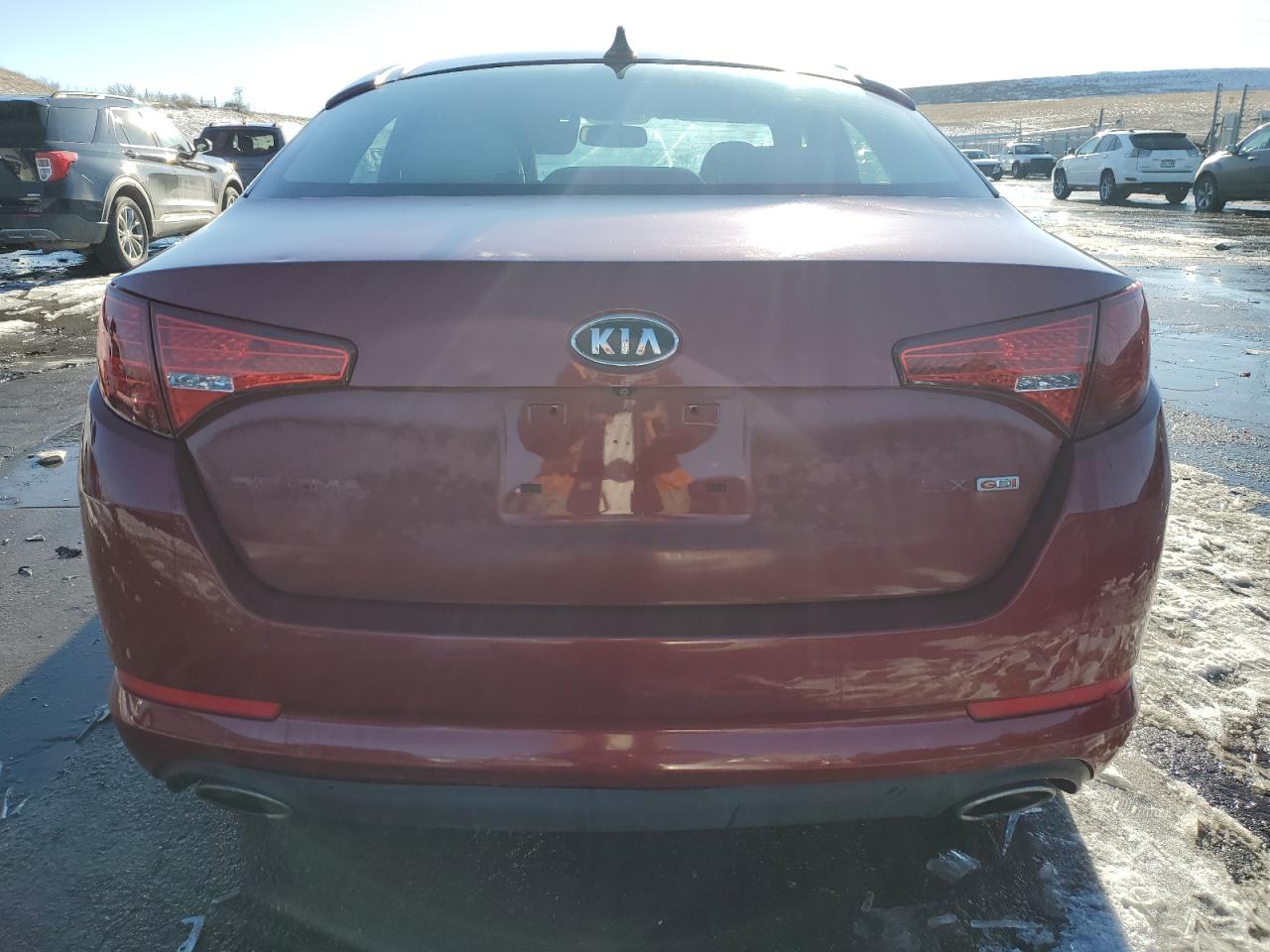 2011 KIA Optima VIN KNAGN4A79B5096670 Copart auction photo, front end damage thumbnail 6