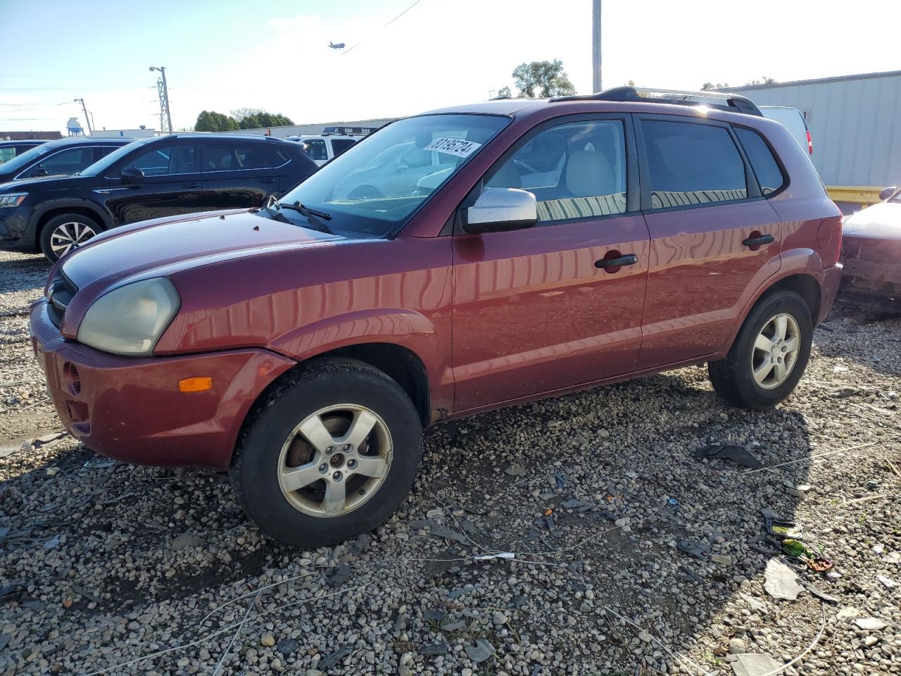 2007 Hyundai Tucson VIN KM8JM12B57U496876