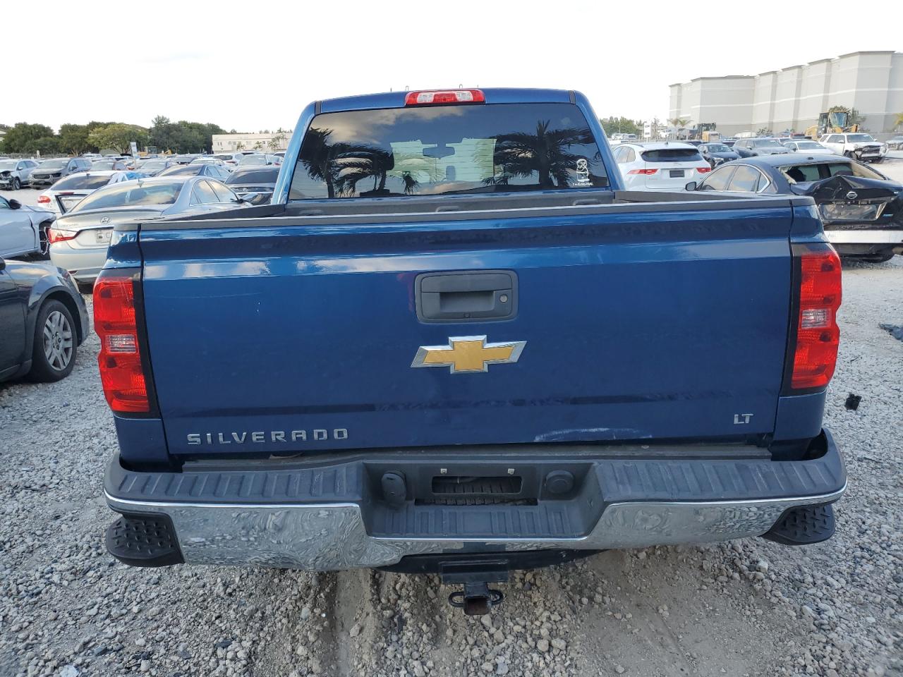 2016 Chevrolet Silverado VIN 3GCPCREC5GG124431 Copart auction photo, rear end damage thumbnail 6
