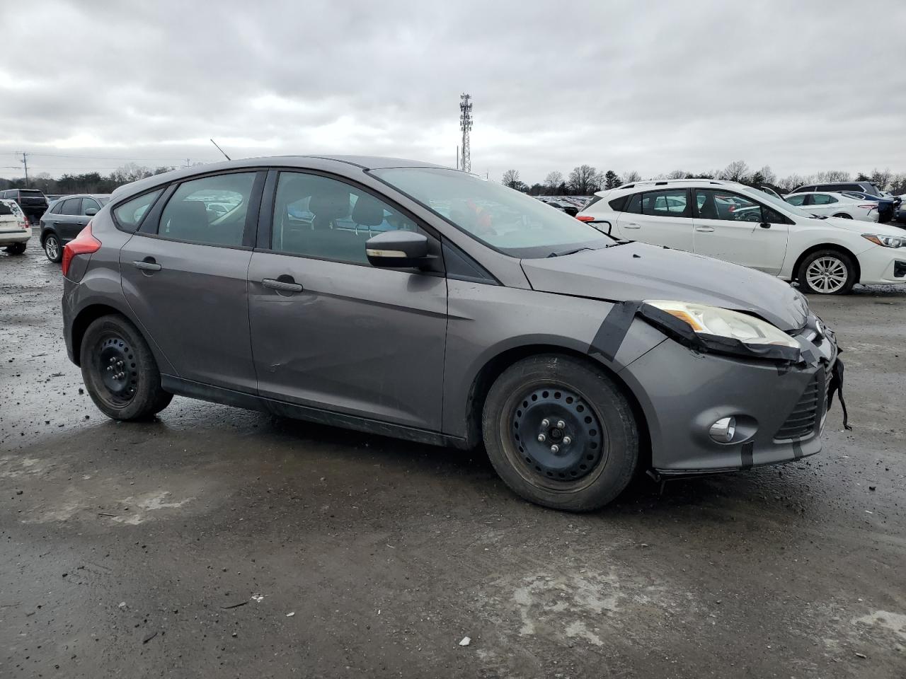 2012 Ford Focus VIN 1FAHP3K28CL225211 Copart auction photo, front end / side damage thumbnail 4