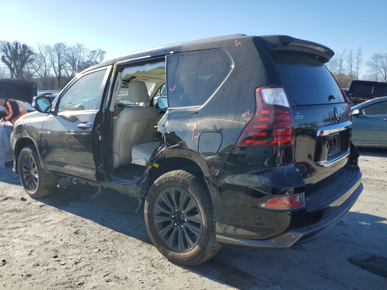 2021 Lexus GX VIN JTJAM7BX8M5278954 Copart auction photo, side damage thumbnail 2