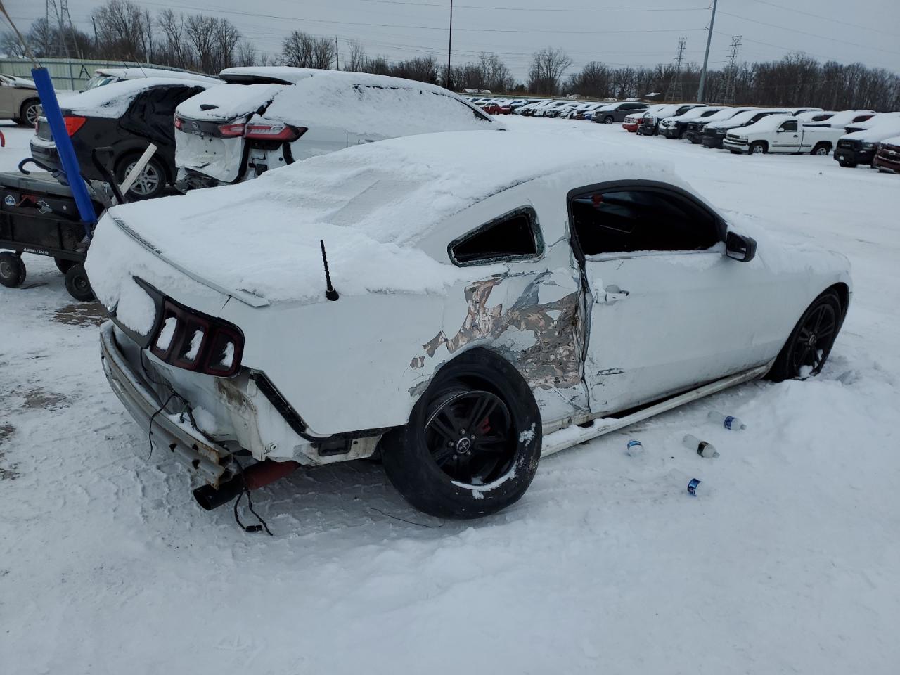 2014 Ford Mustang VIN 1ZVBP8AM6E5284049 Copart auction photo, all over damage thumbnail 3