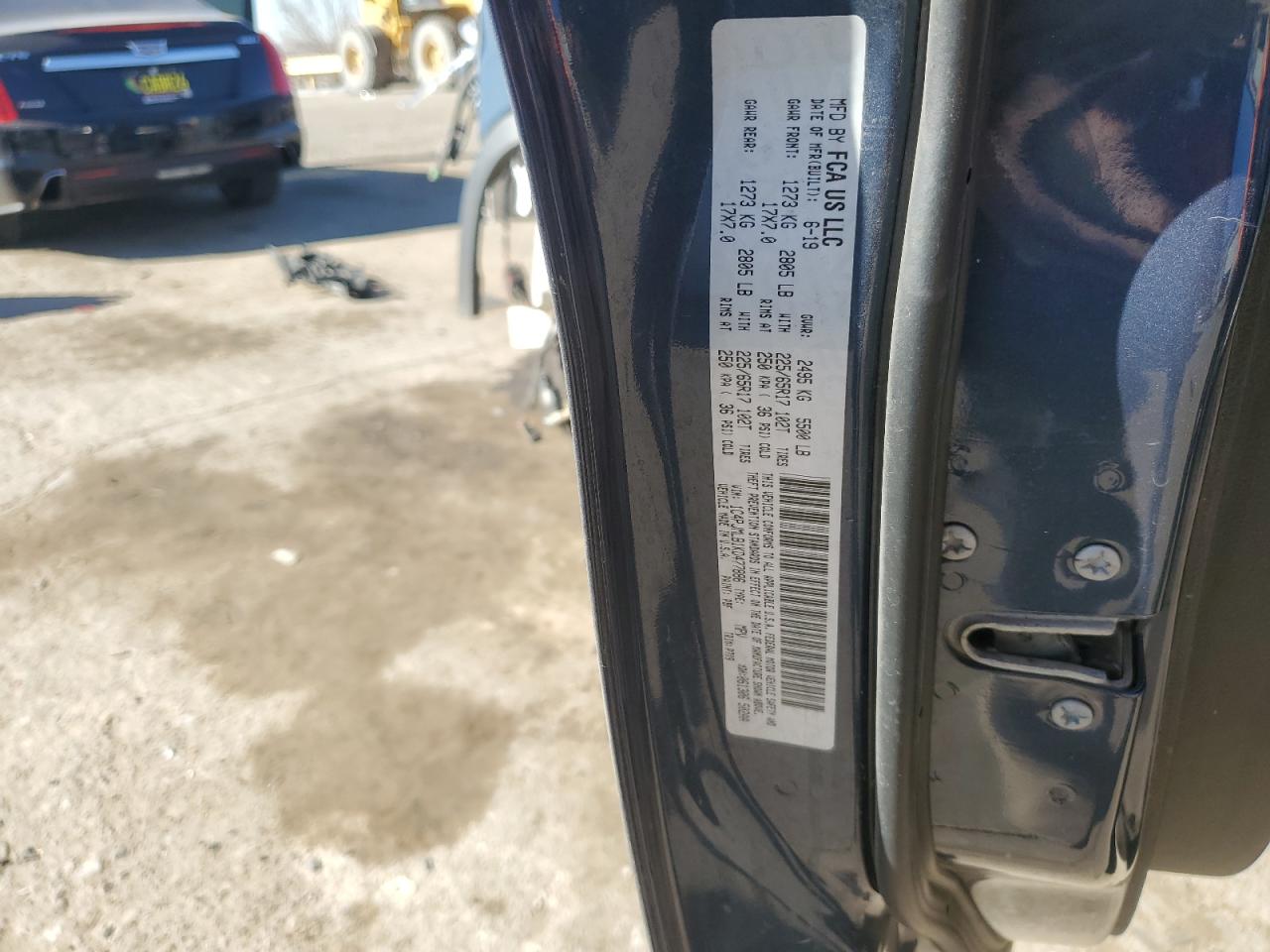 2019 Jeep Grand Cherokee VIN 1C4PJMLB1KD477886 Copart auction photo, front end damage thumbnail 14