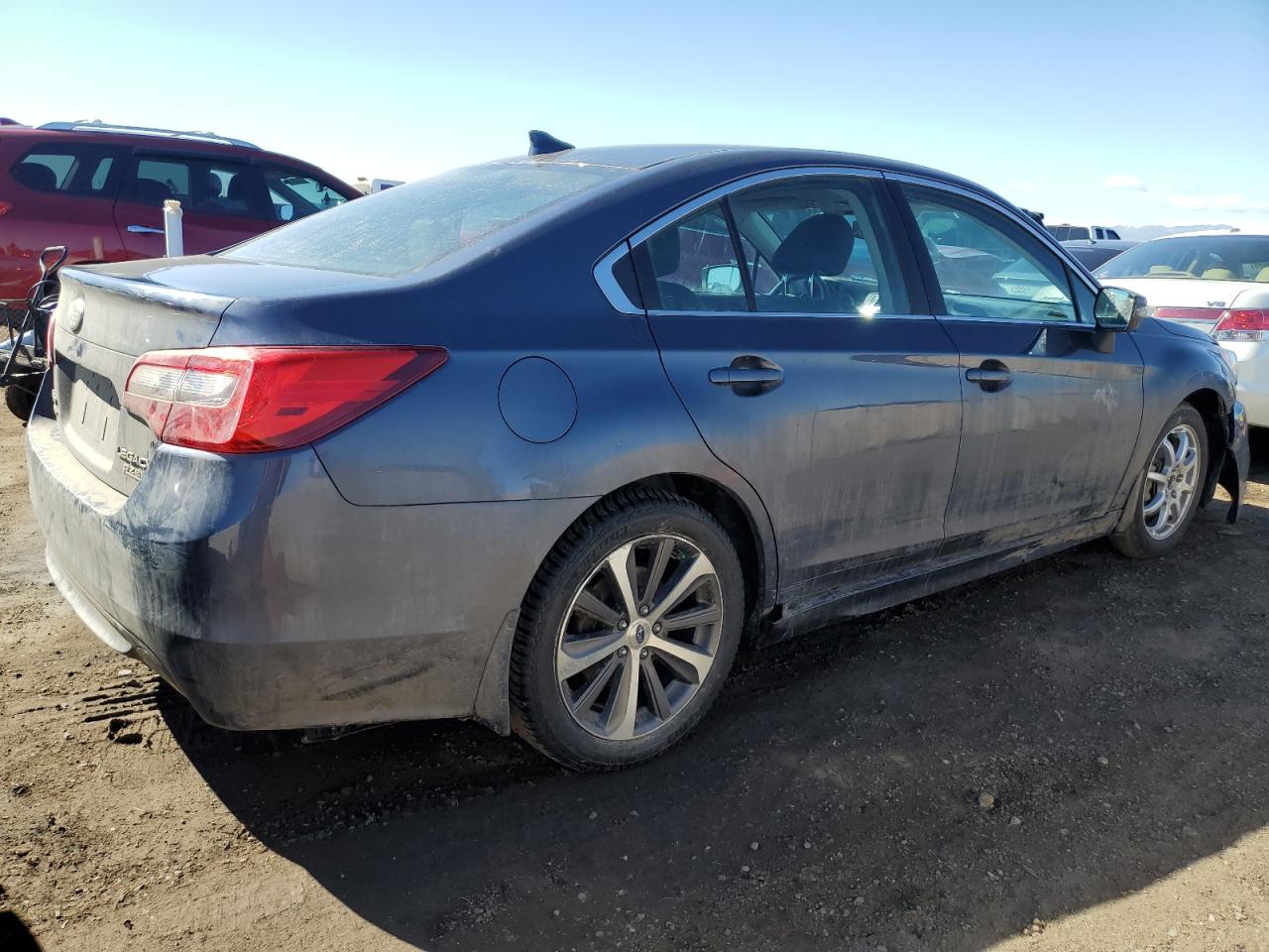 2017 Subaru Legacy VIN 4S3BNAN6XH3019596 Copart auction photo, front end / side damage thumbnail 3