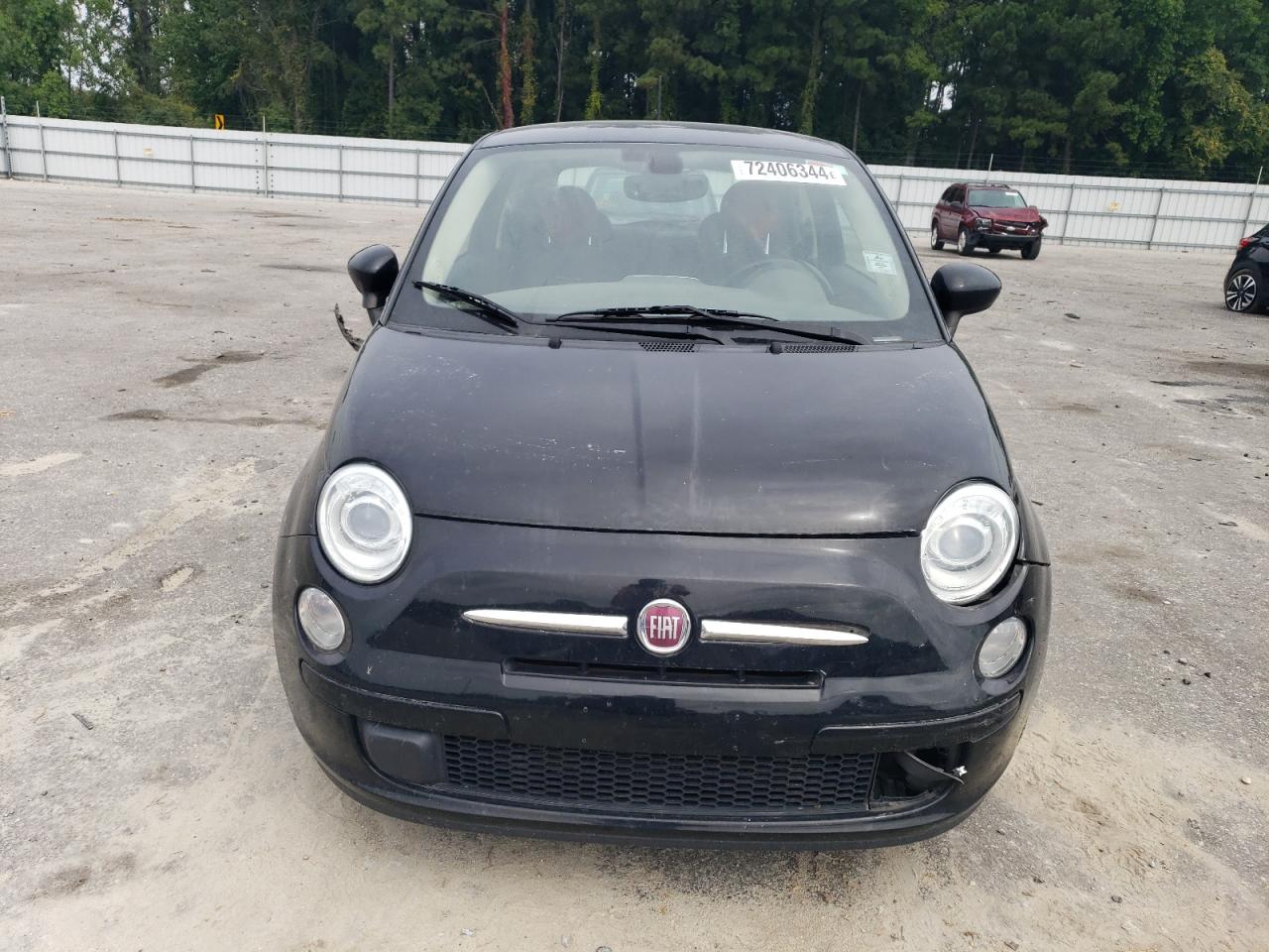 2017 Fiat 500 VIN 3C3CFFKR3HT556395 Copart auction photo, rear end / front end damage thumbnail 5