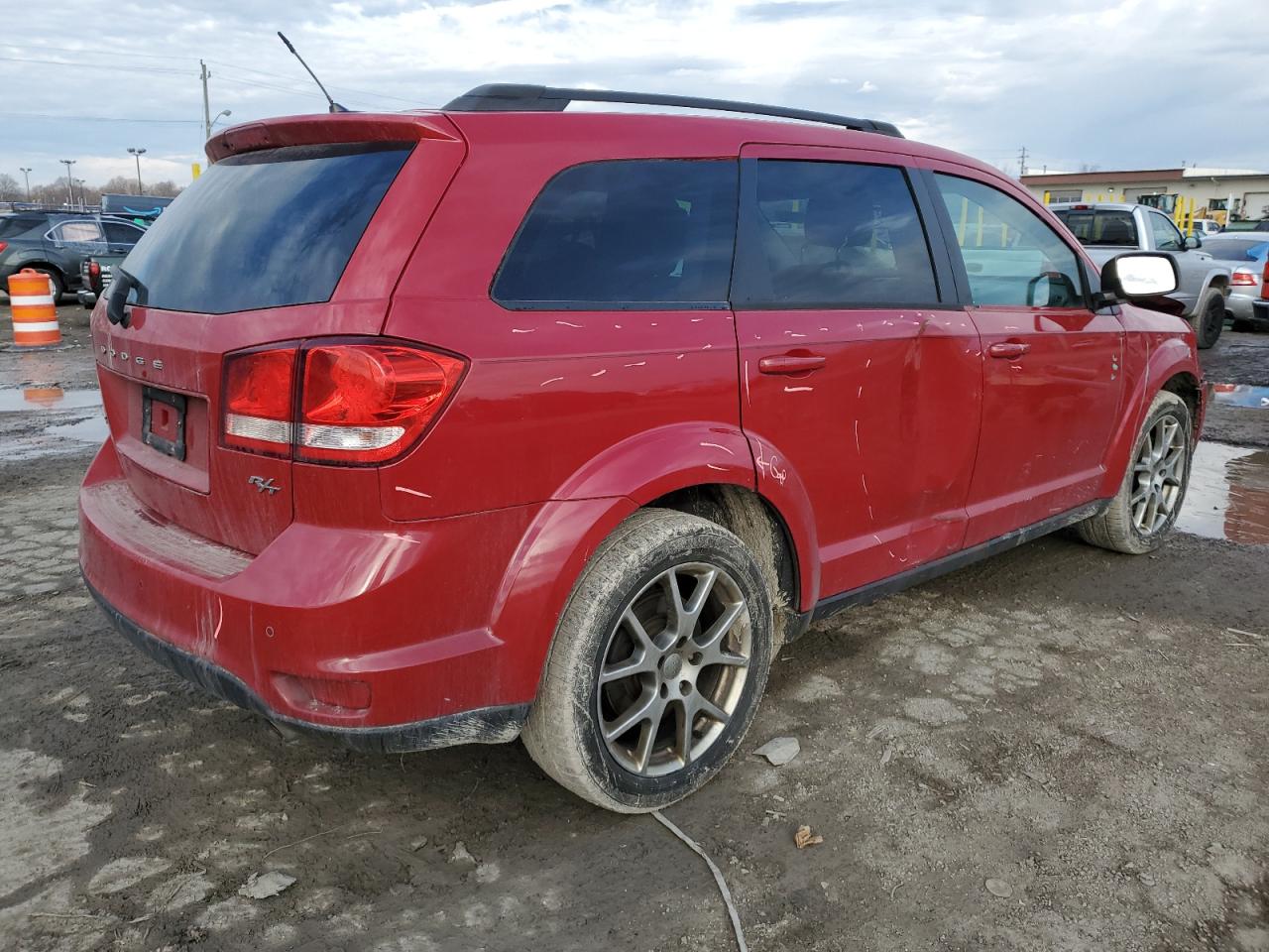 2013 Dodge Journey VIN 3C4PDDEG0DT510793 Copart auction photo, front end / side damage thumbnail 3