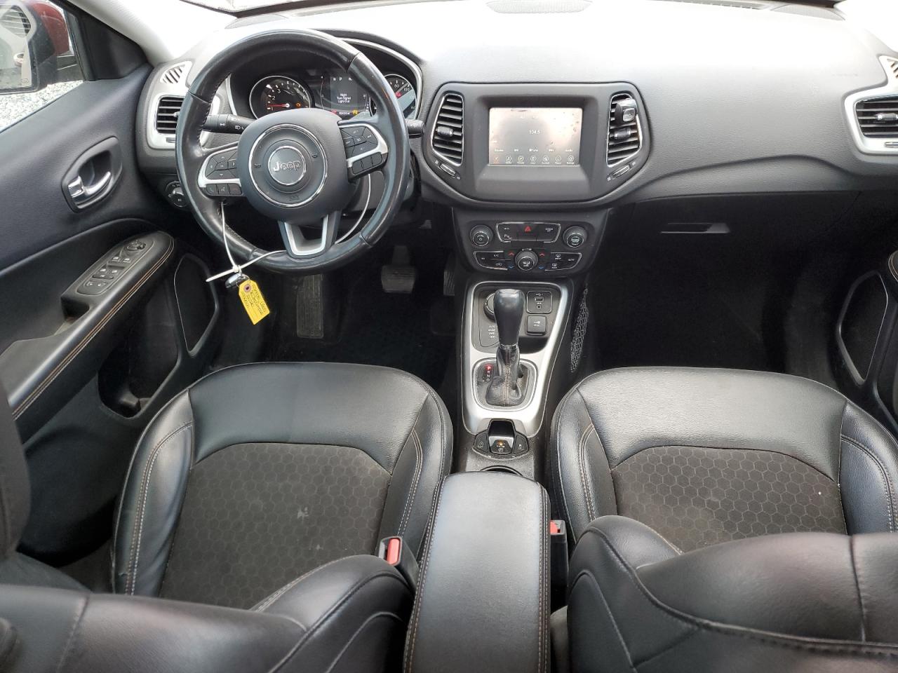 2020 Jeep Compass VIN 3C4NJDBB1LT100320 Copart auction photo, front end damage thumbnail 8