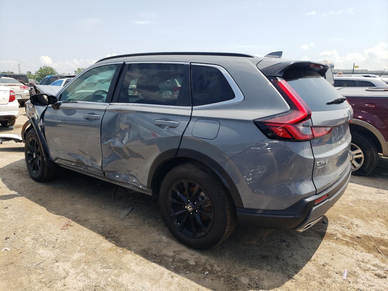2024 Honda CR-V VIN 7FARS6H55RE028464 Copart auction photo, front end / side damage thumbnail 2
