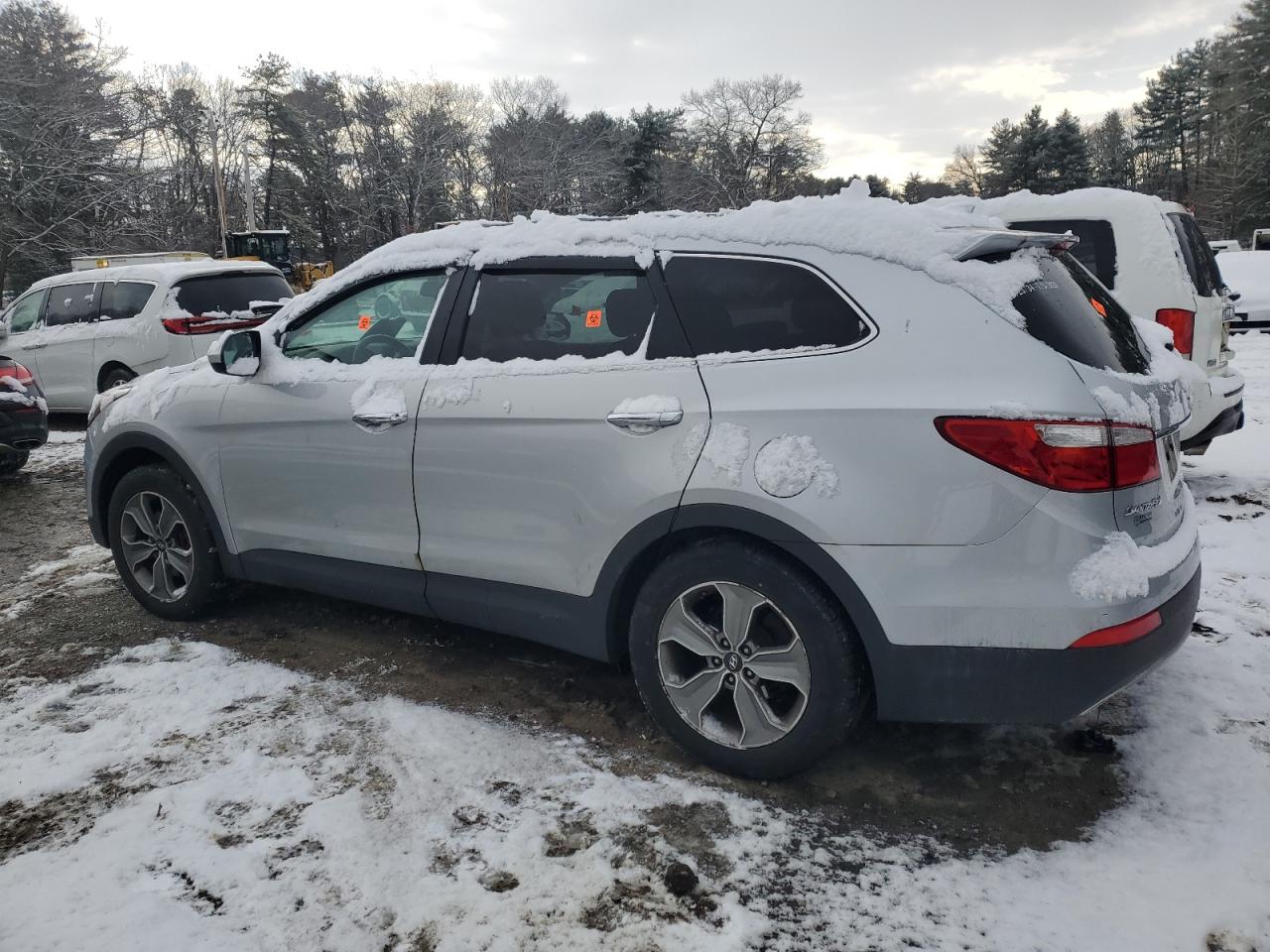 2015 Hyundai Santa Fe VIN KM8SMDHF1FU098286 Copart auction photo, side damage thumbnail 2