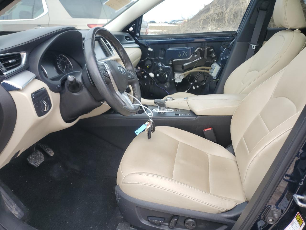 2019 Infiniti QX50 VIN 3PCAJ5M13KF123569 Copart auction photo, front end damage thumbnail 7