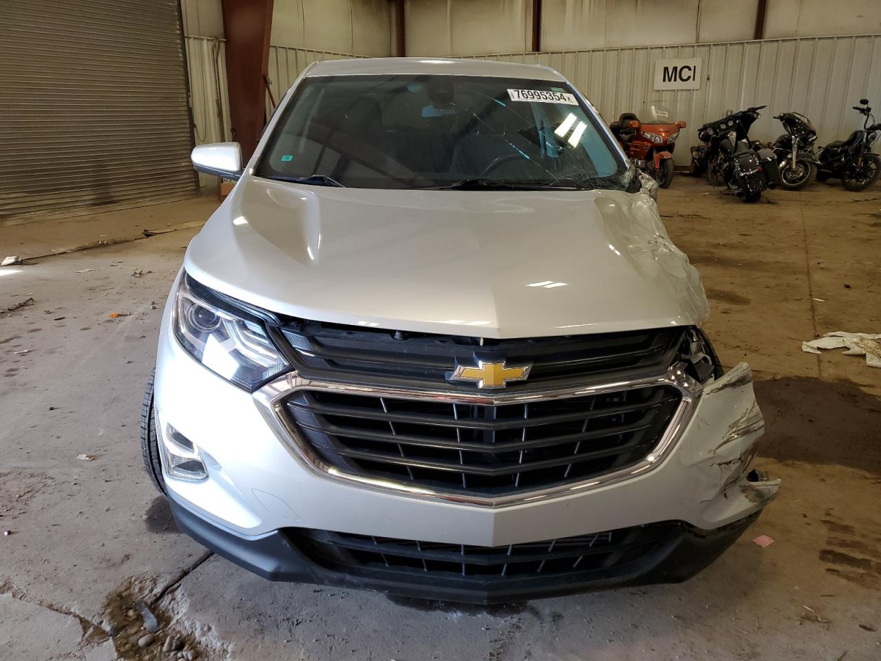 2021 Chevrolet Equinox VIN 3GNAXUEV9MS153140 Copart auction photo, front end / side damage thumbnail 5