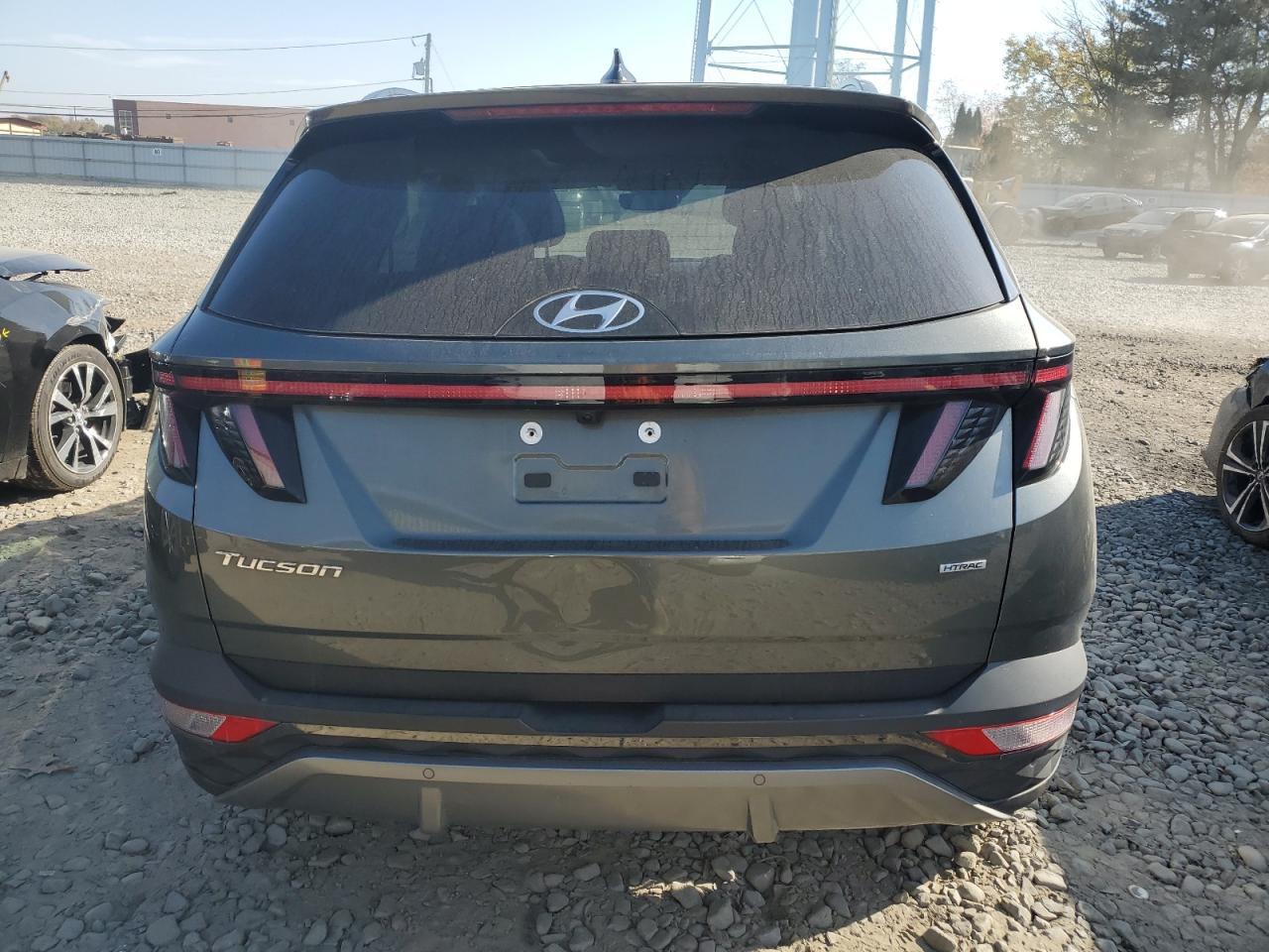 2022 Hyundai Tucson VIN 5NMJECAE2NH055381 Copart auction photo, front end / side damage thumbnail 6
