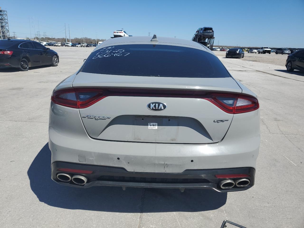 2019 KIA Stinger VIN KNAE45LCXK6066467 Copart auction photo, all over damage thumbnail 6