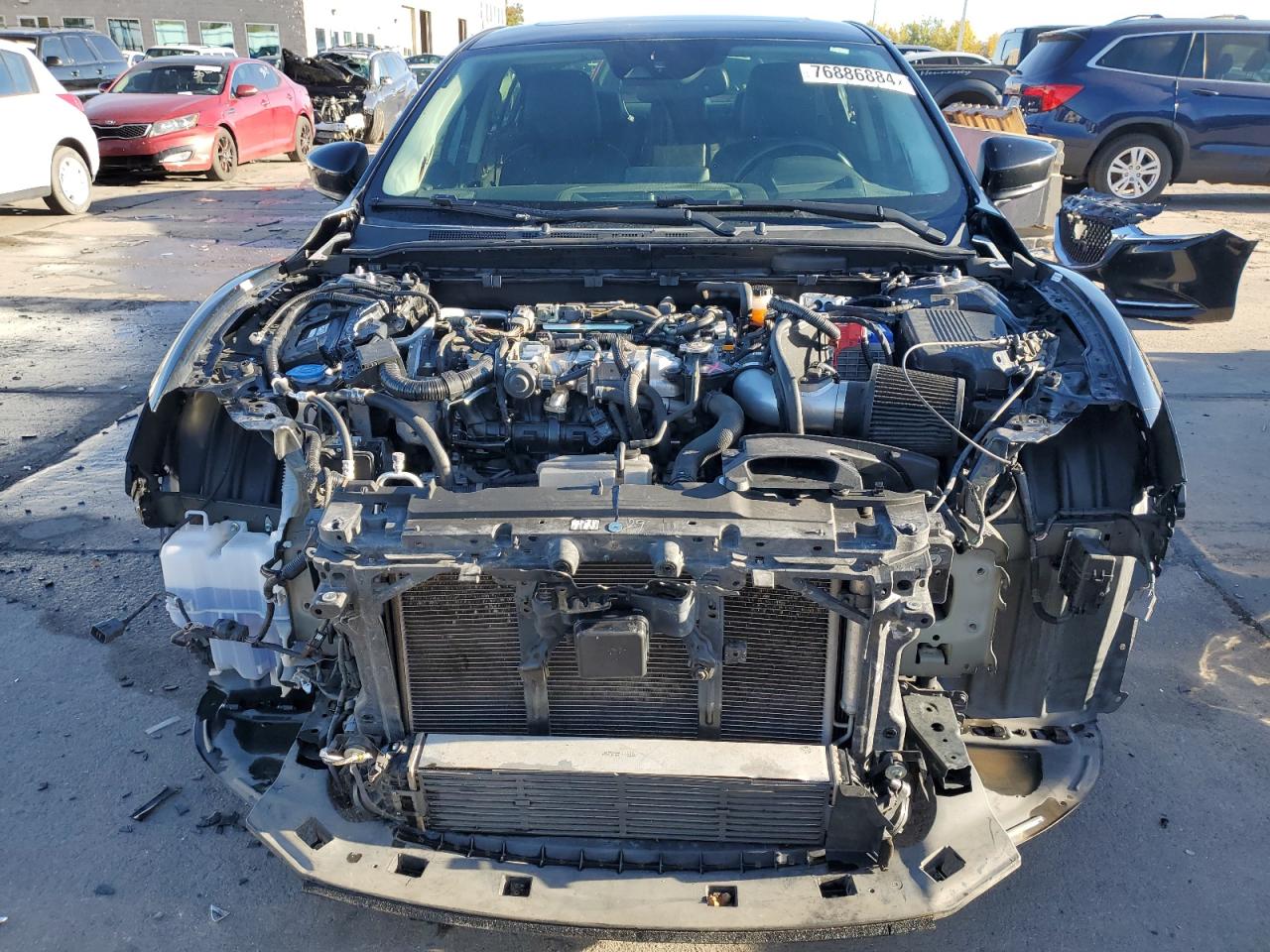 2018 Mazda 6 VIN JM1GL1WY2J1300661 Copart auction photo, front end / hail damage thumbnail 5