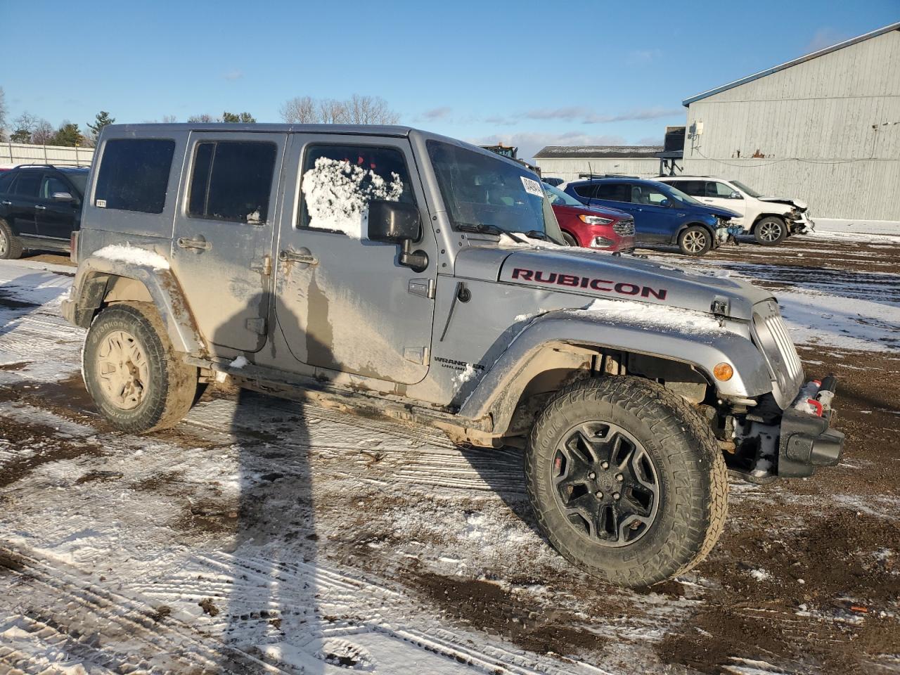2015 Jeep Wrangler VIN 1C4HJWFGXFL670248 Copart auction photo, all over damage thumbnail 4